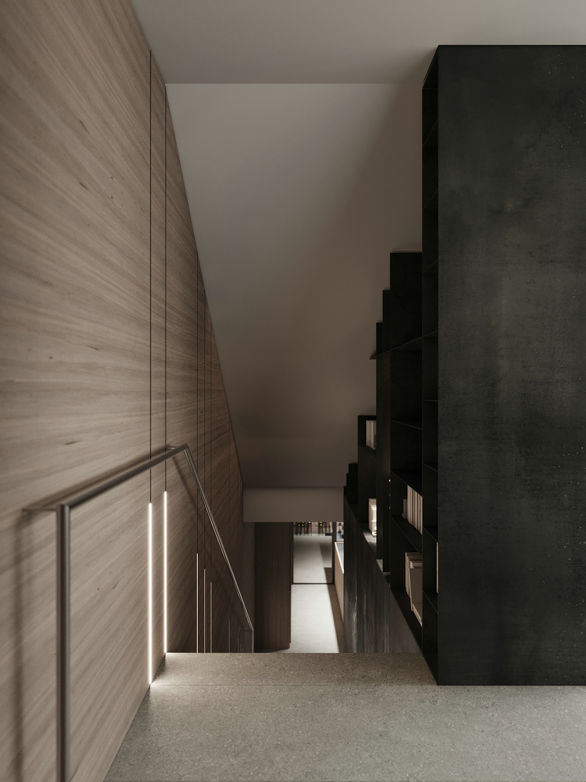 简约风大平米住宅设计 超精致！-13