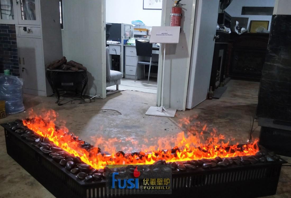 双面火焰伏羲壁炉，3D 立体 LED 节能设计-8