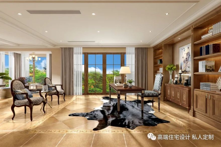 华侨城美式别墅设计丨中国成都丨尤文设计-32