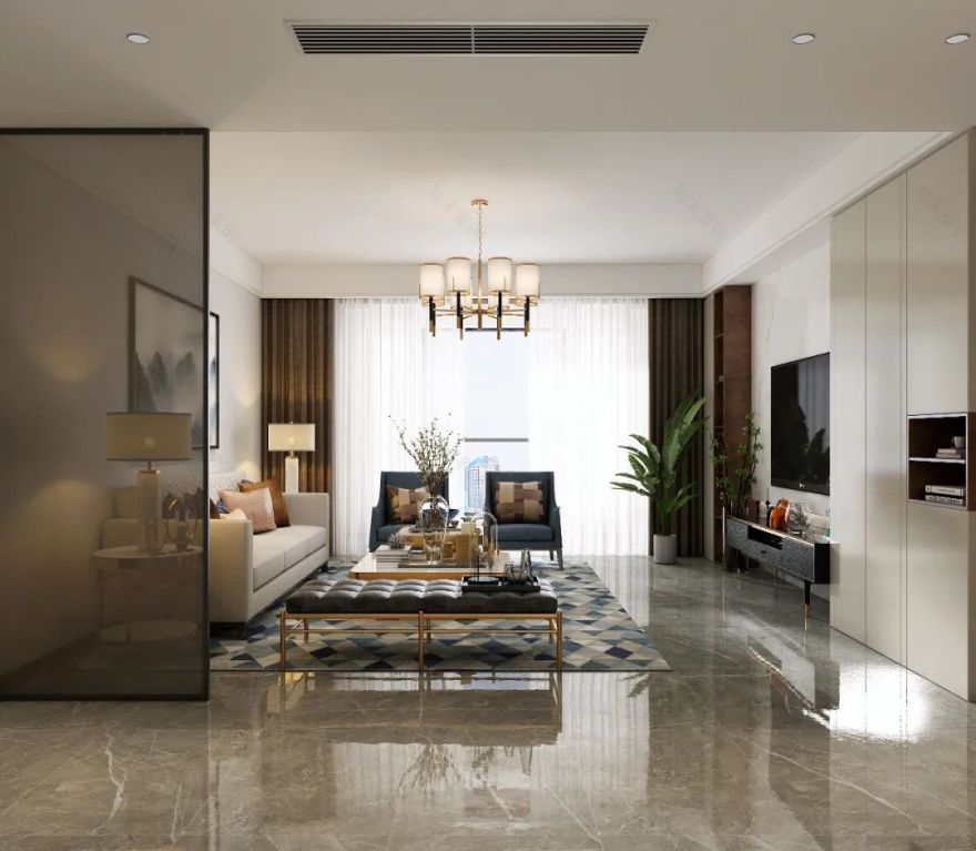 新中式生活美学的完美呈现丨龙瑞装饰-20