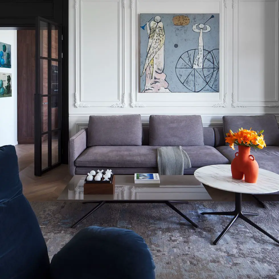 巴黎风尚 · 哈萨克斯坦的优雅家庭公寓-4