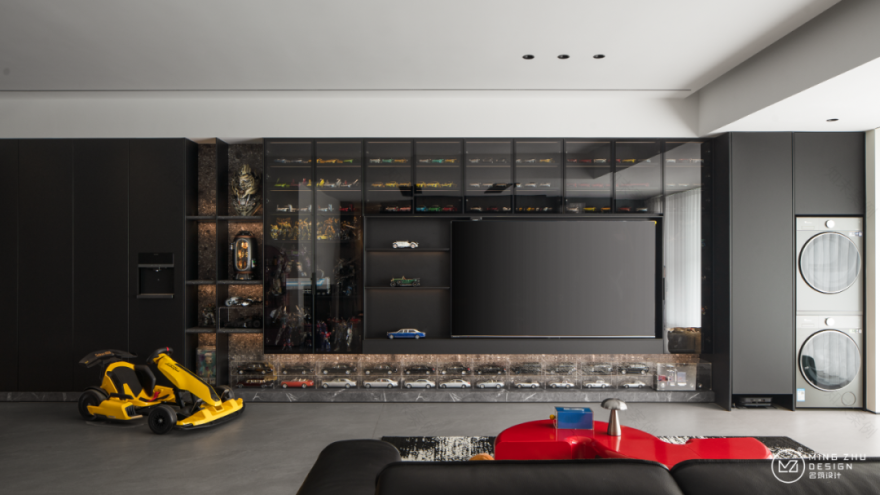 名筑设计实景l113m²属于年轻人的快乐屋。-32