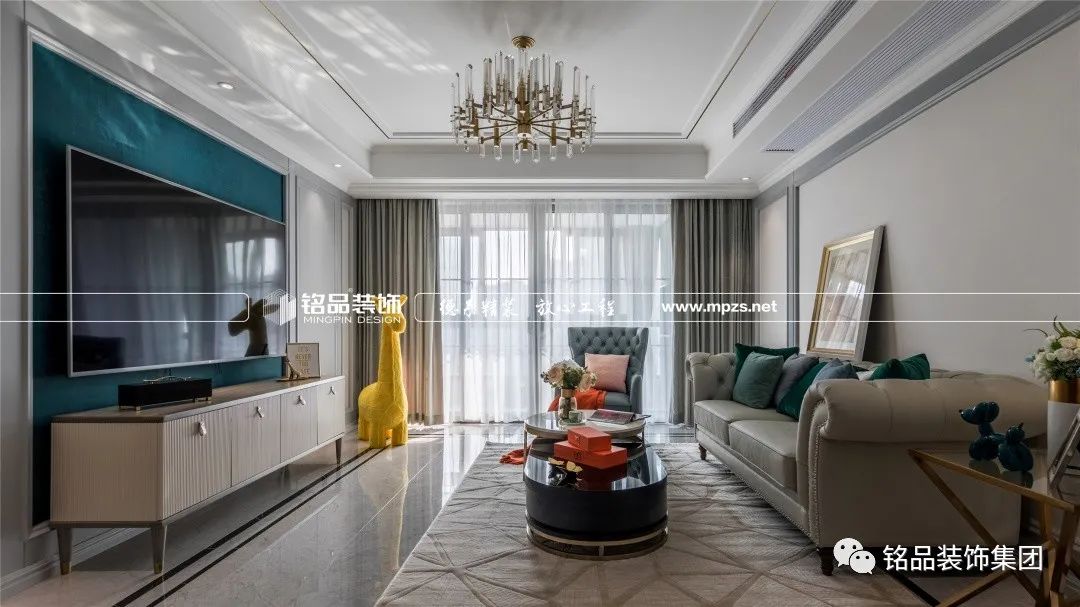 150㎡美式轻奢,温馨舒适的家-12