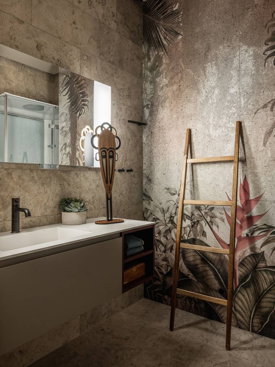 莫斯科带非洲主题的公寓设计丨俄罗斯莫斯科丨建筑师德米特里和塔季扬娜·霍罗舍夫夫妇-27