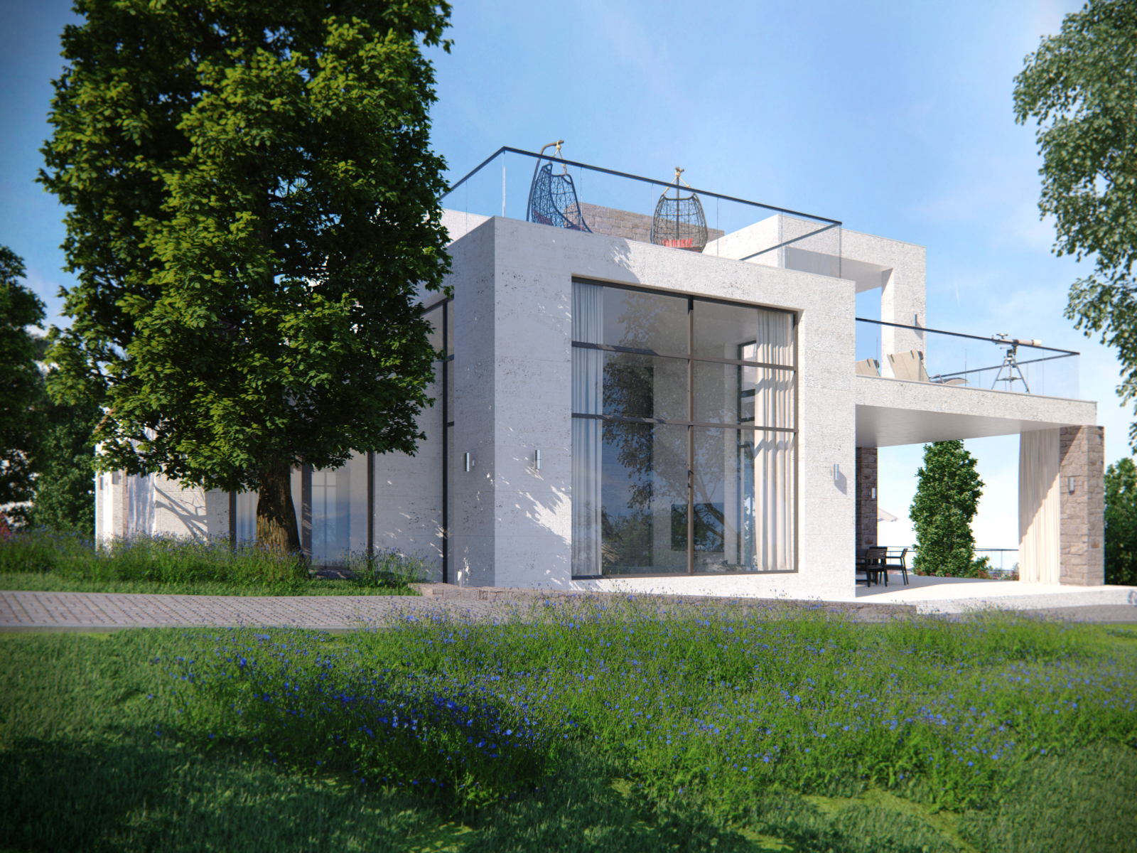 Country residence of three villas for 2 families in Alushta Alexandra Fedorova-13