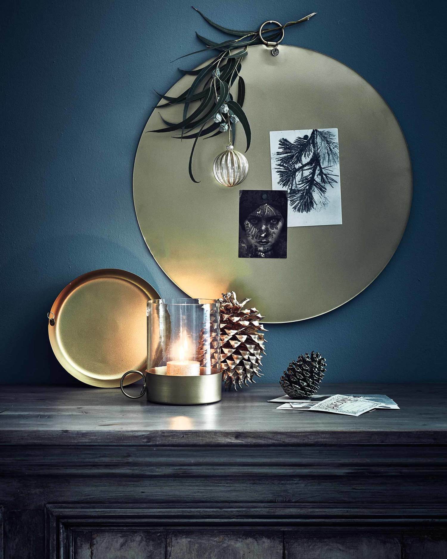 新古典蓝调圣诞宅，复古装饰主义风格-16