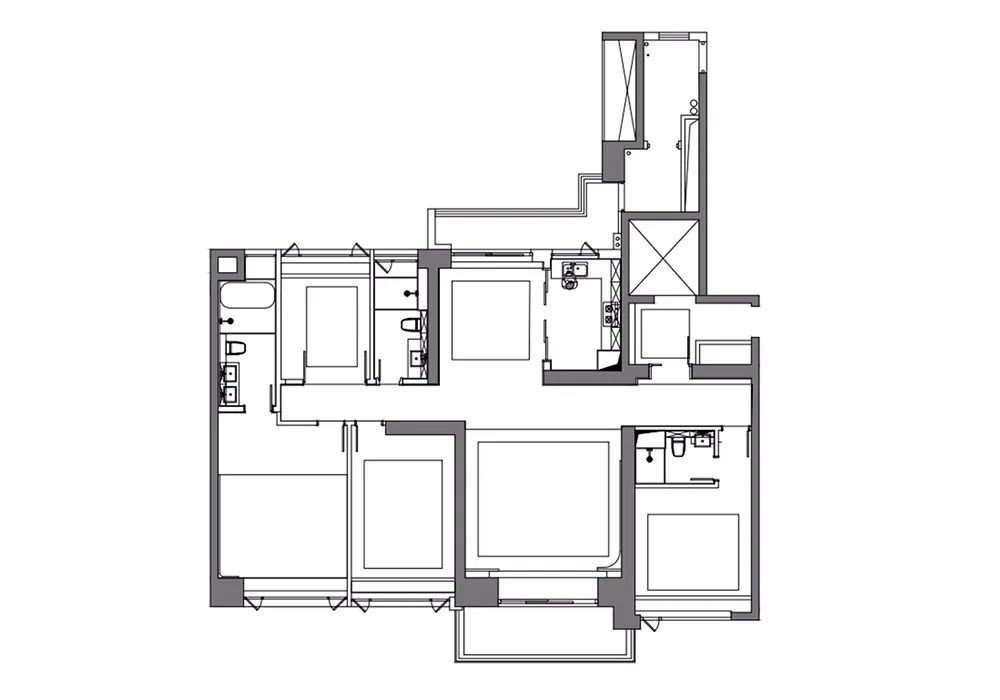 华侨城&万科御玺滨江现代简约风设计丨诗享家设计-49
