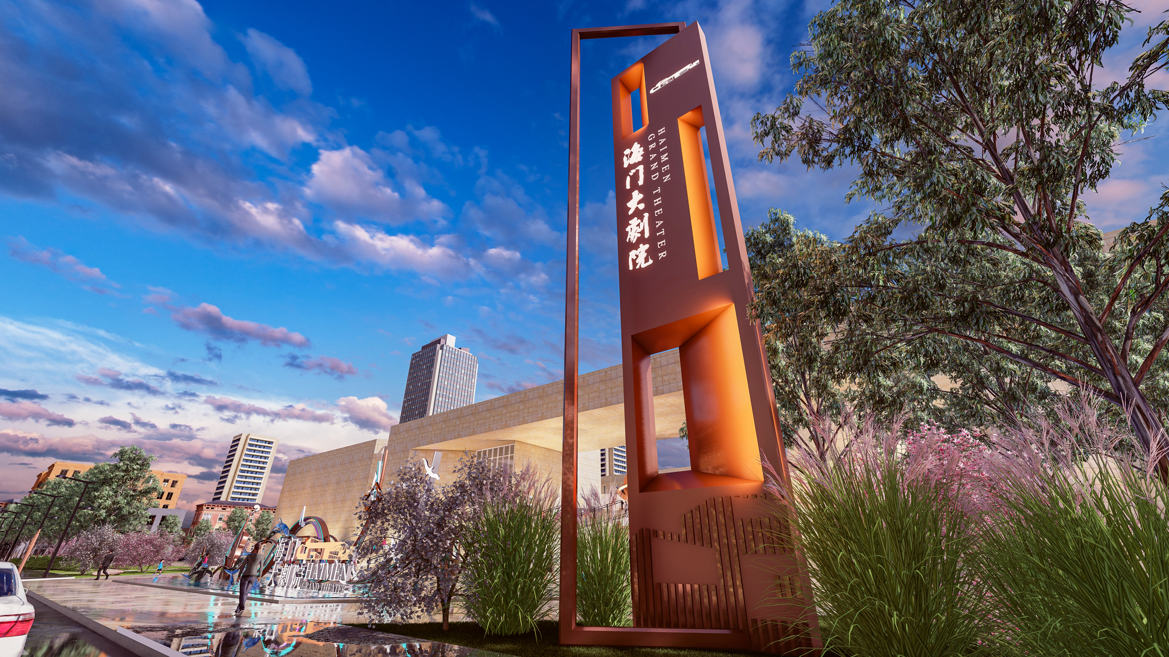 大剧院导视设计  文化雕塑博物馆导视设计-9