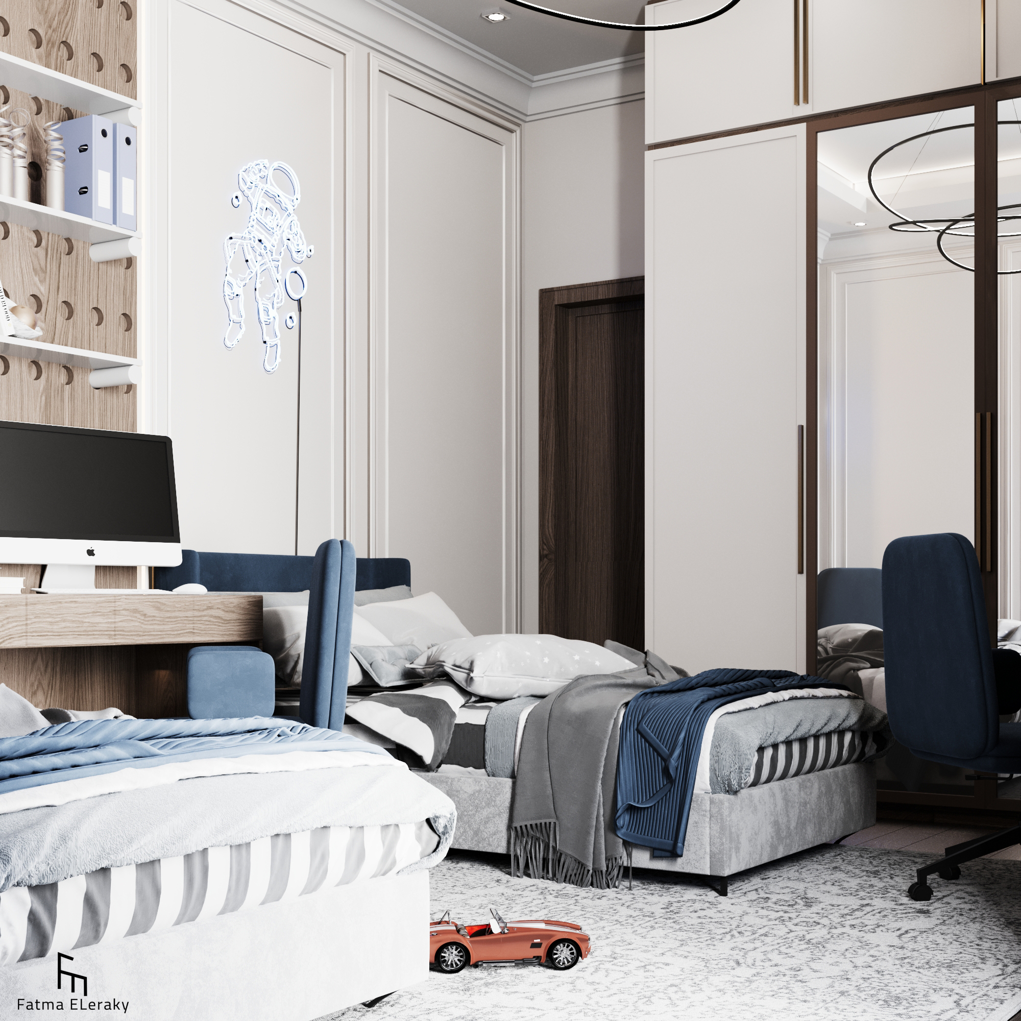 男孩卧室设计-9