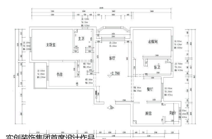 
水电首郡122平米简欧 -2