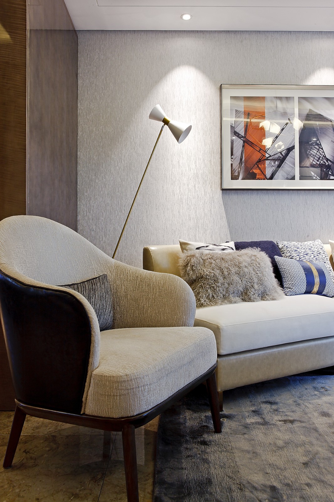 杭州招商春秋华庭 B 户型样板房空间摄影-2