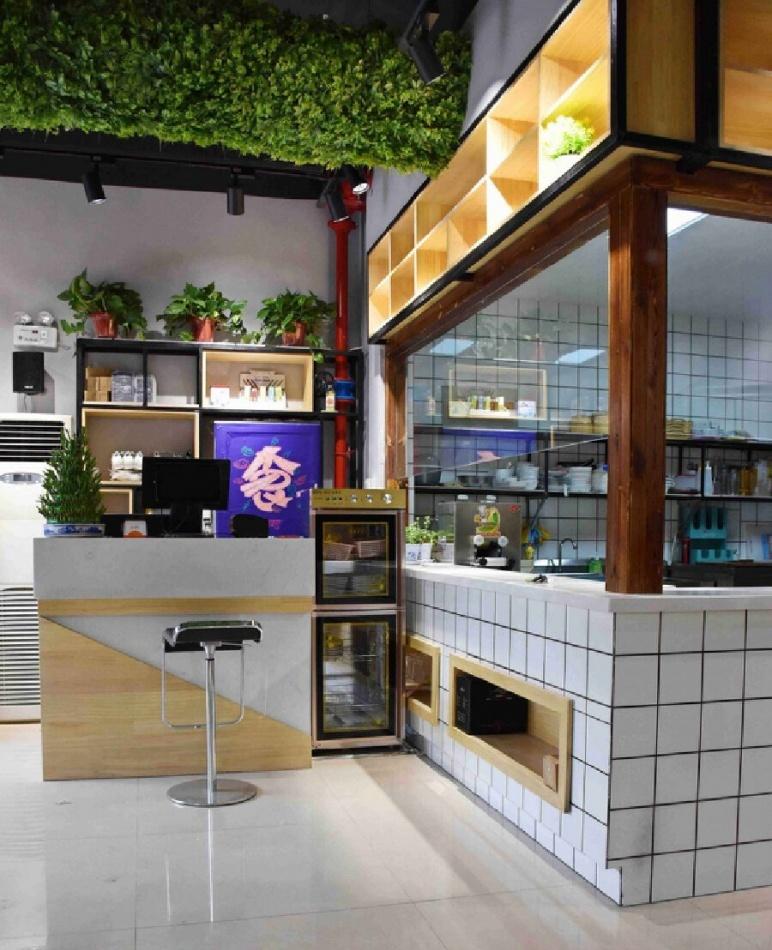 
济南水饺城手工包子铺装修设计舜禾出品 -3