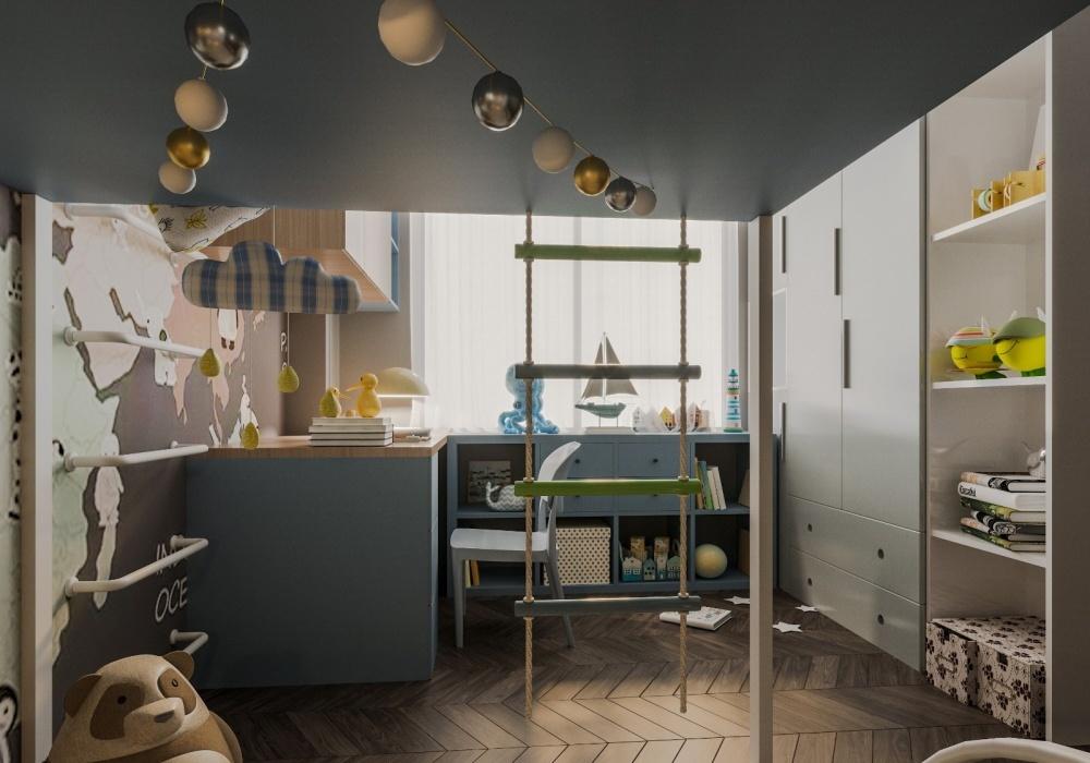 BLACK·后现代轻奢家居,灰色调与橙色系的惊艳碰撞-21