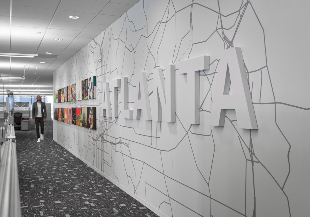 JLL 办公室改造丨美国亚特兰大丨ASD|SKY-27