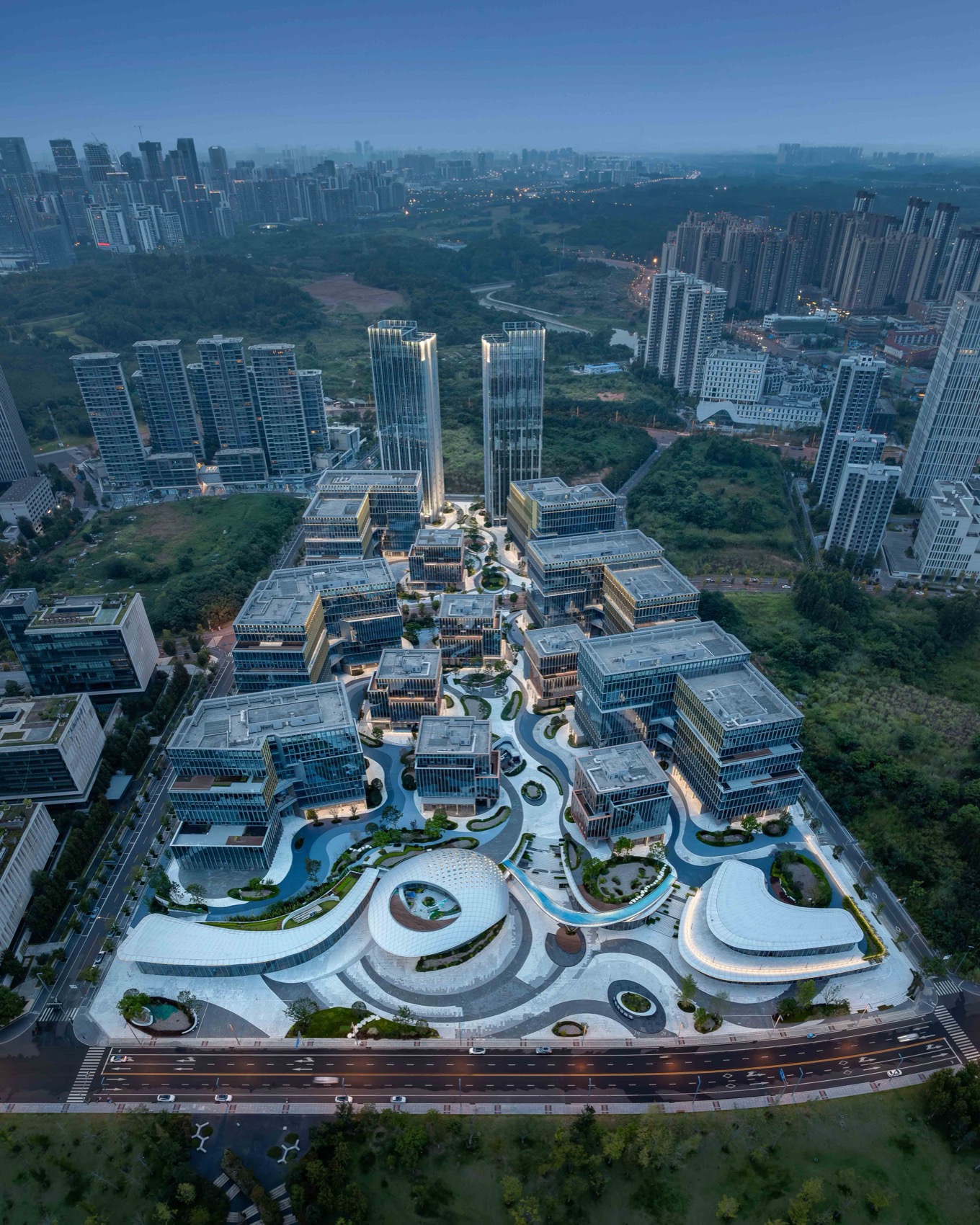 成都天府智能港丨中国成都丨Aedas,中建西南院联合体-3