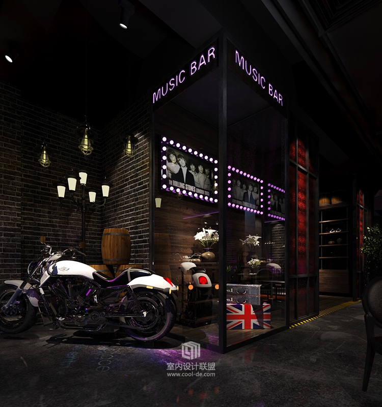 主题餐厅设计-福州揽季月光音乐餐吧主题餐厅设计-21