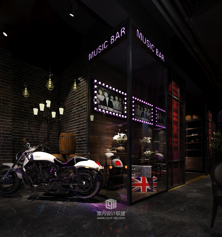 主题餐厅设计-福州揽季月光音乐餐吧主题餐厅设计-21
