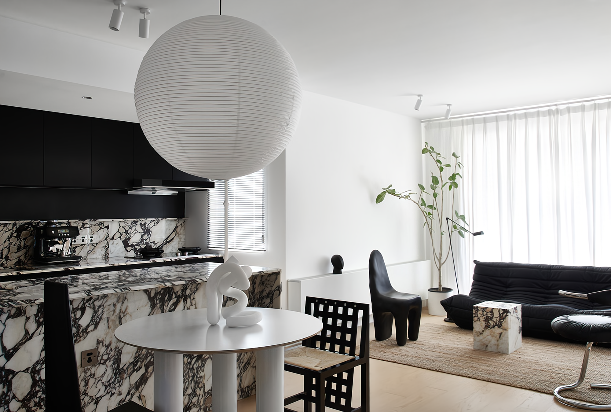 宝格丽大理石打造的小家丨中国北京丨NOTHING DESIGN-14