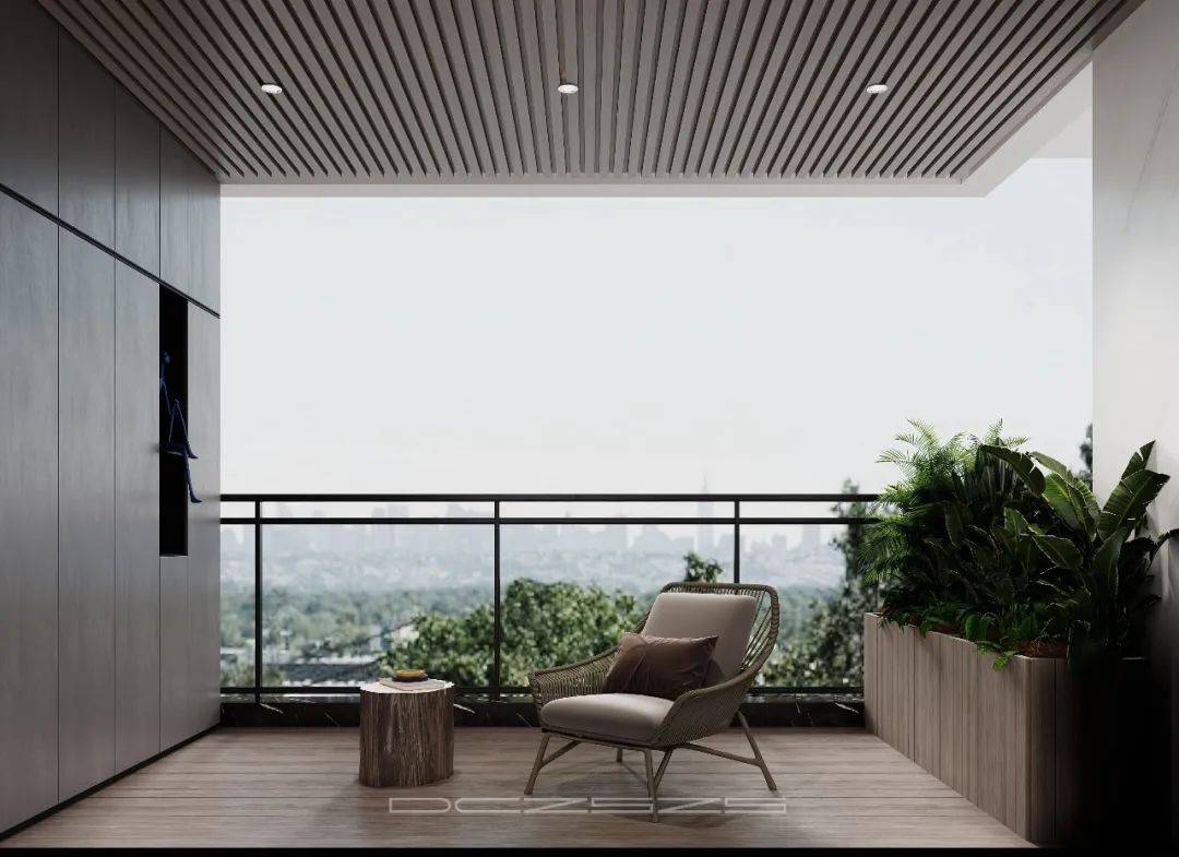 万科金域蓝湾愉景湾现代轻奢风设计丨东成至盛装饰-42