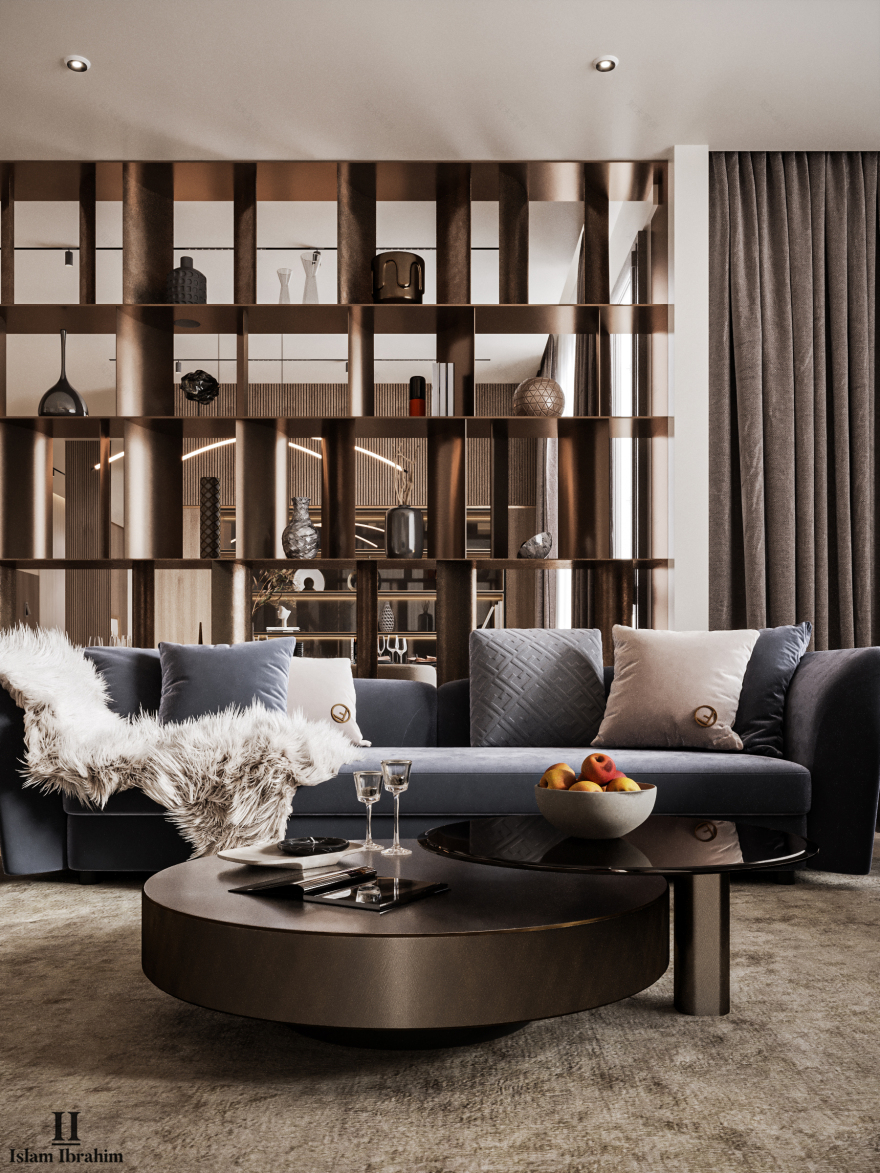 大厅和餐饮设计丨阿联酋丨ISLAM IBRAHIM-18