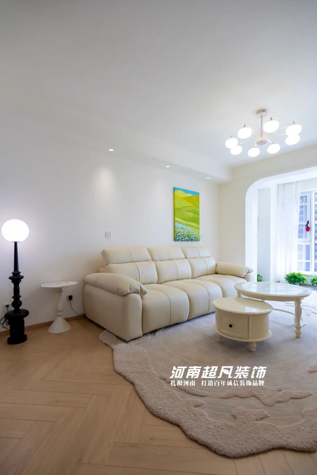 完工首发丨金水区美盛教育港湾，98平轻法式风格，把浪漫装进新家-69