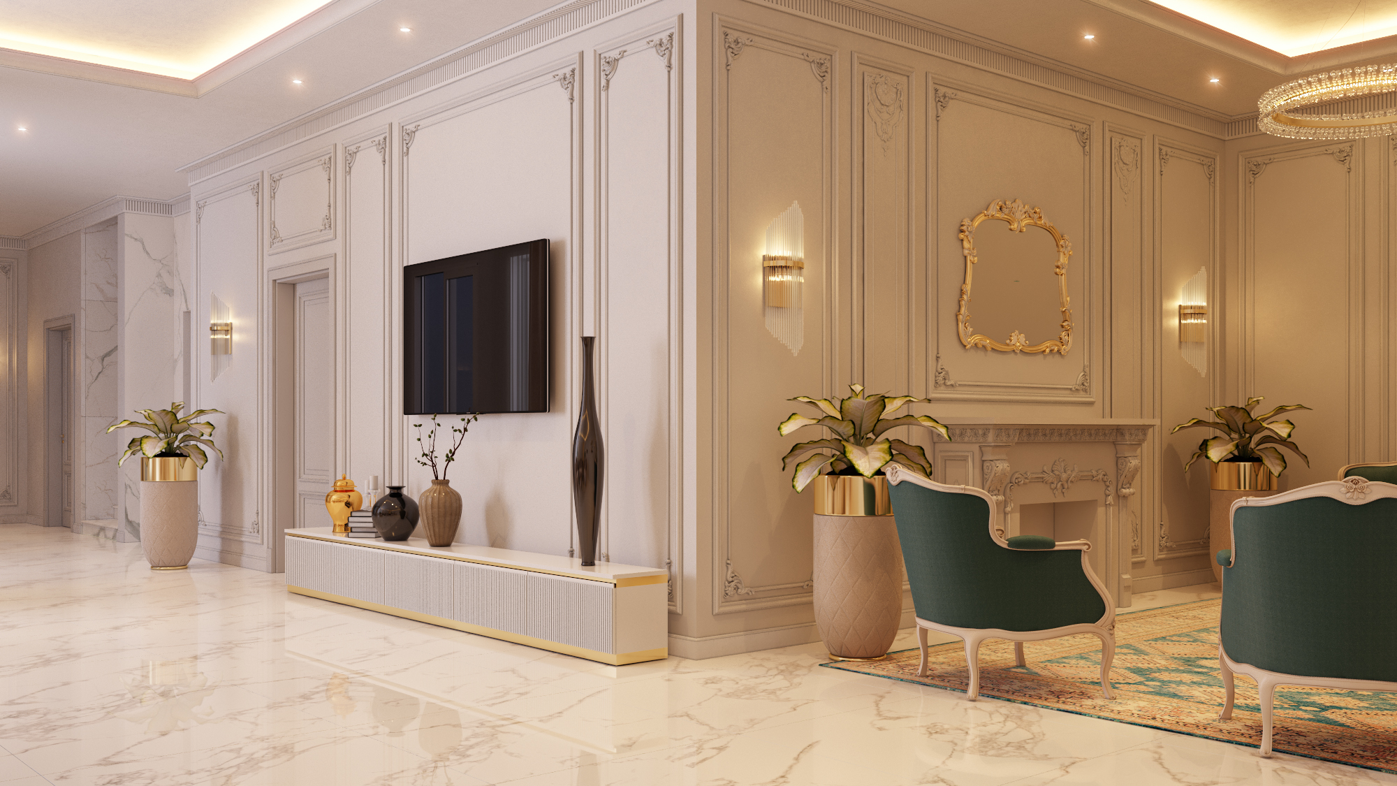 FAMILY HALL IN PRIVATE VILLA...-1