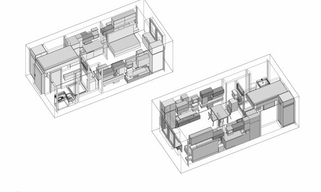 小面积公寓设计概念项目丨俄罗斯莫斯科丨Arch group-36