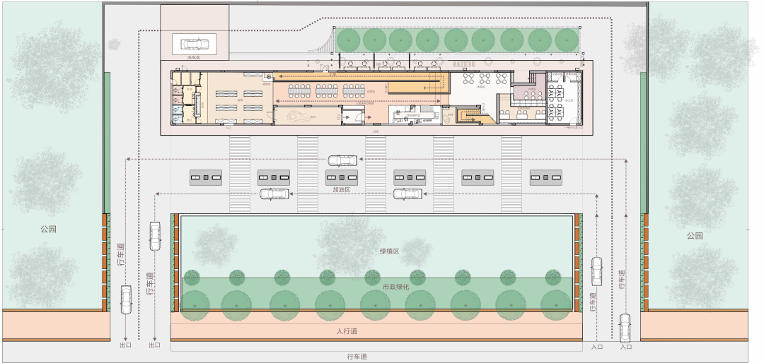 豫达美术馆加油站丨中国河南丨主持建筑师姚清轩-28
