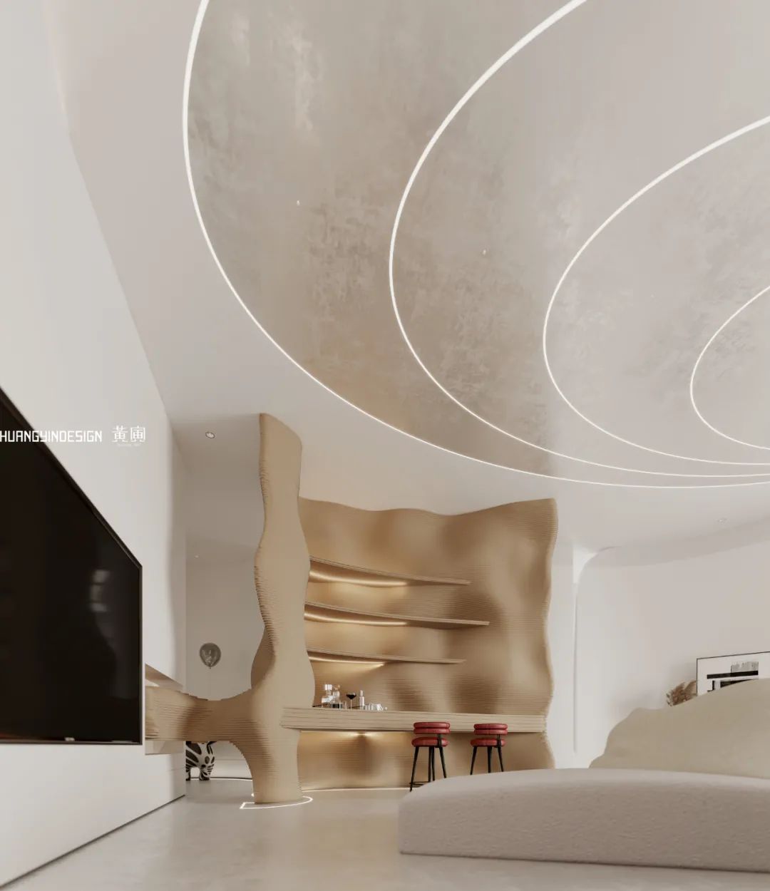 壹等艺国际涂料银泰展厅丨中国台州丨黄寅设计事务所-45