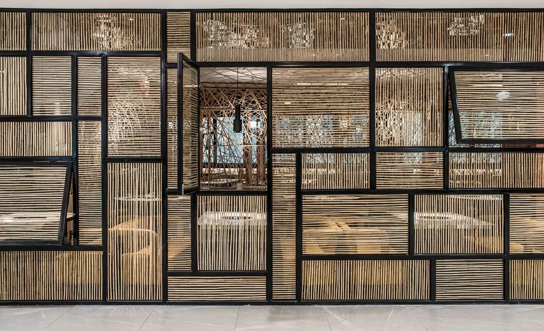 竹影清风,品味东方优雅——无锡山海津餐厅设计-4