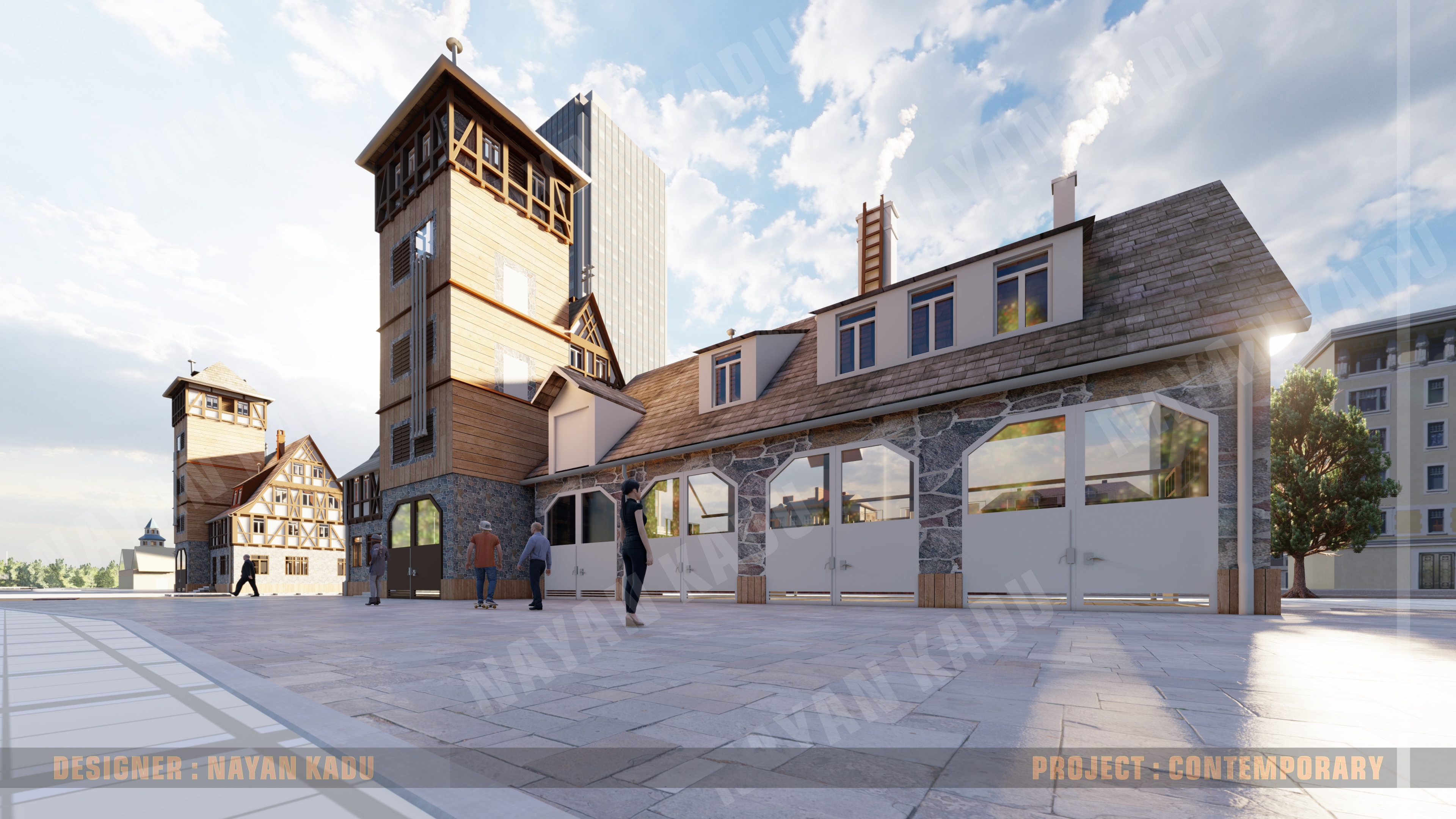 外部效果图制作-14