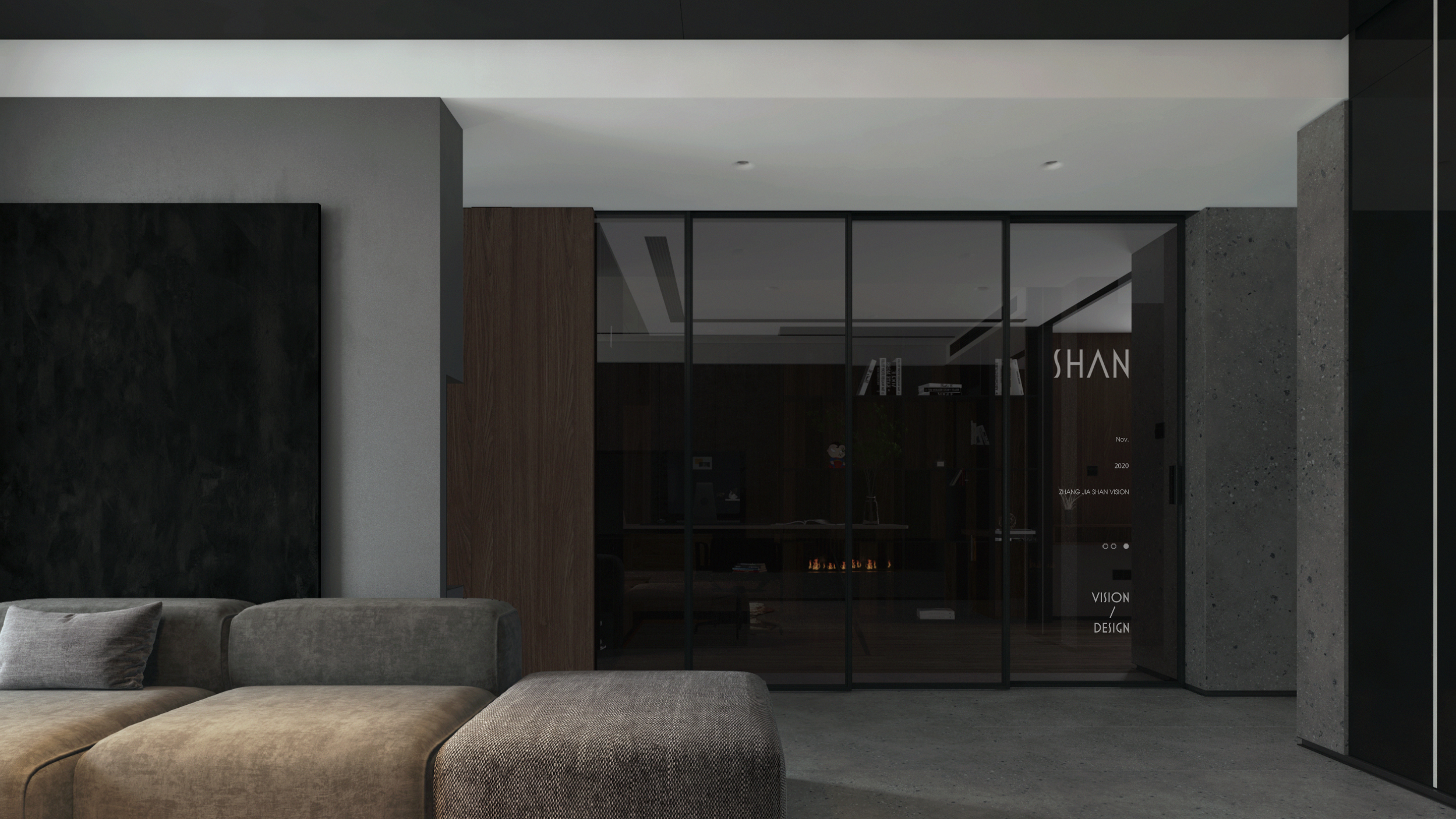 暗调魅力 | SHAN 打造单身住宅设计-16