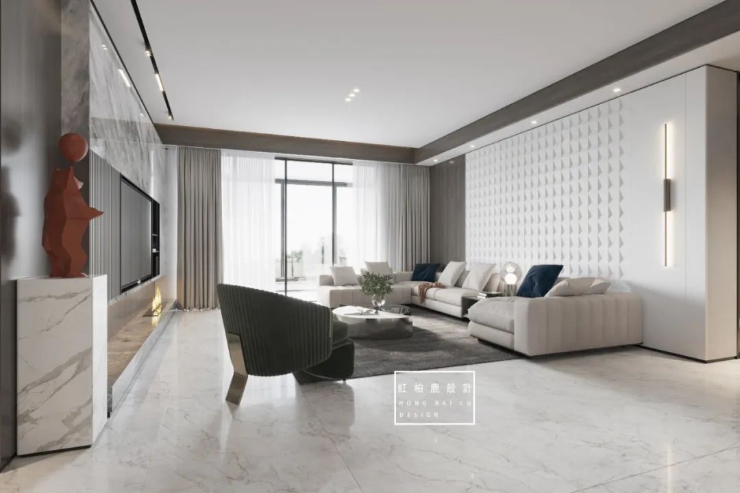 现代简约风，深圳润府三期艺术住宅-16