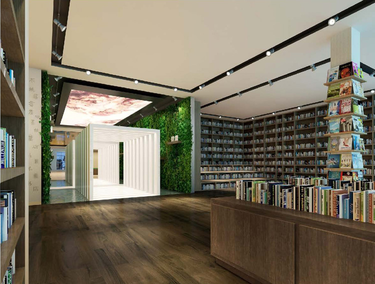 成都金色沙滩城布智书店 · 深圳地铁设计室-7