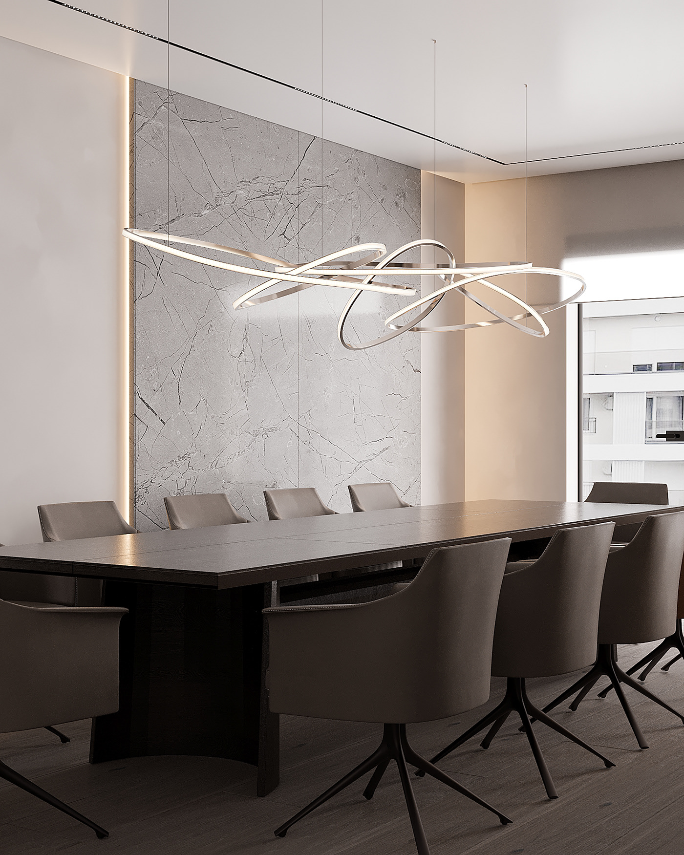 140㎡极简风住宅设计 超酷！-5