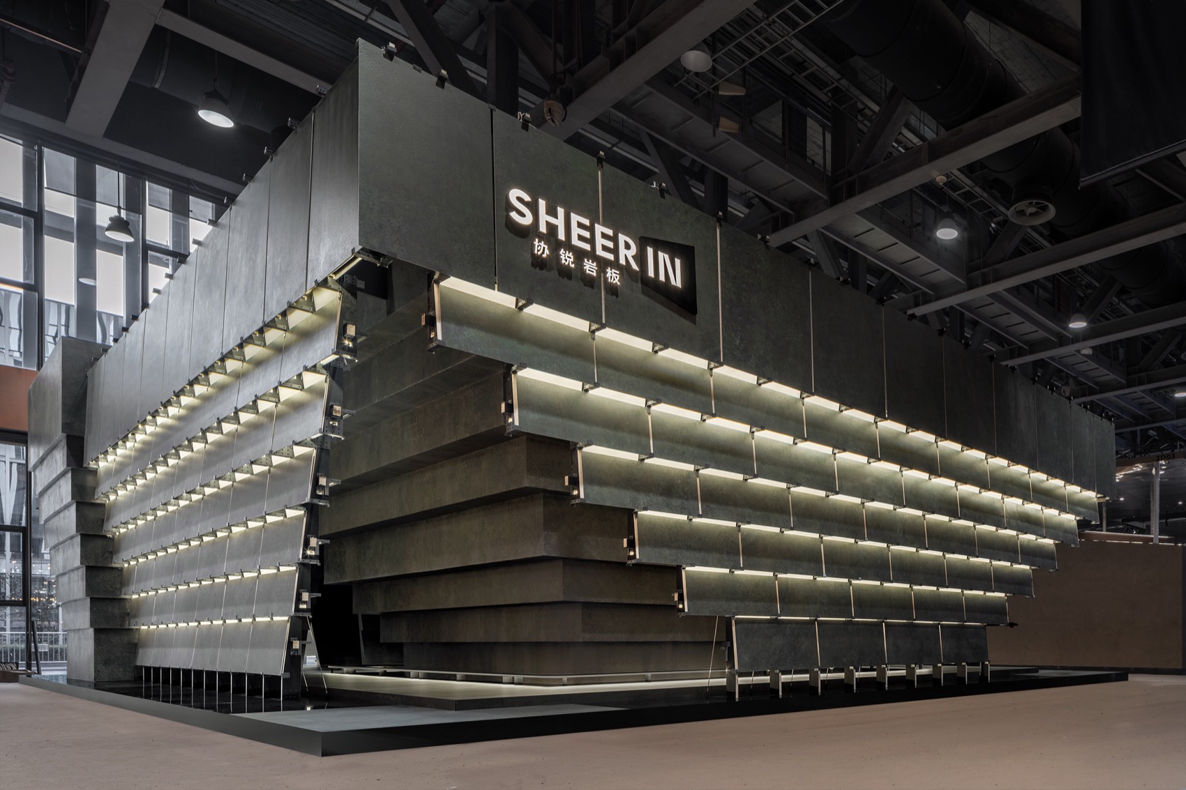 SHEERIN协锐岩板2023广州设计周展厅丨中国广州丨加减智库设计事务所-32