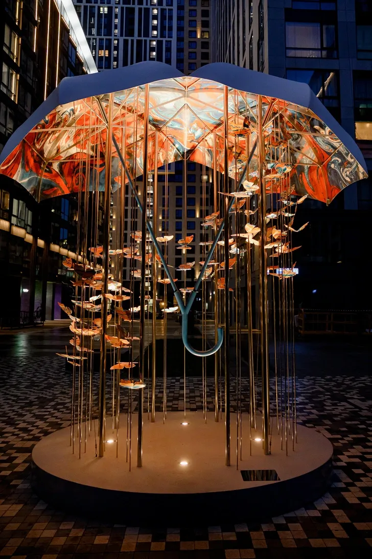 《天气在家中》公共艺术装置丨俄罗斯莫斯科丨俄罗斯艺术家玛丽娜·兹维亚金采娃-28