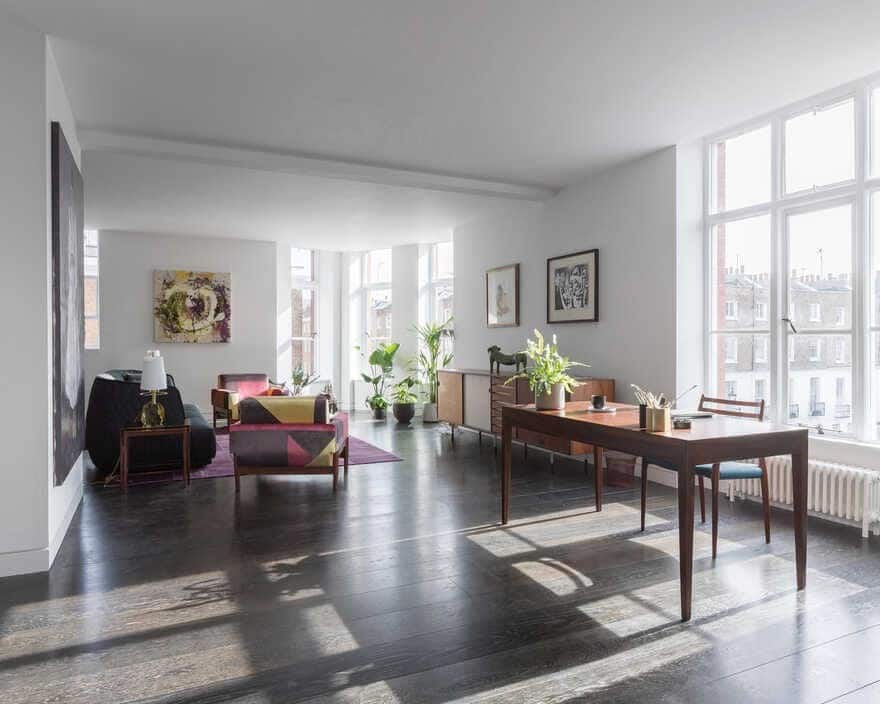 伦敦市中心公寓大规模翻新及室内装修丨英国伦敦丨MATA Architects-18