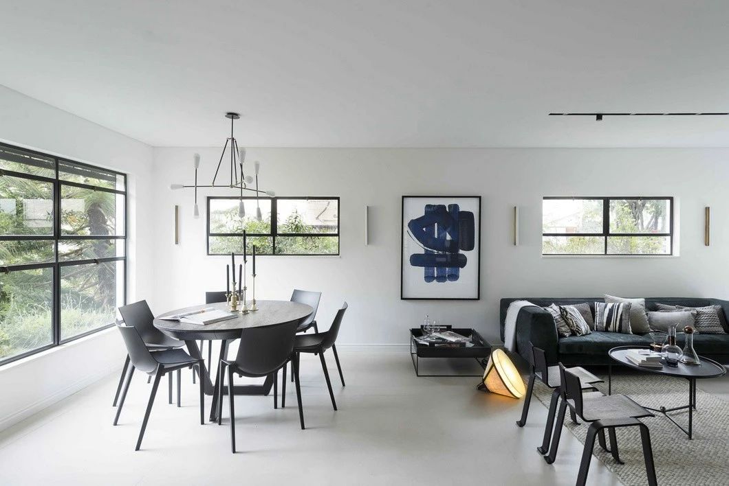 充满高级黑的住宅-10