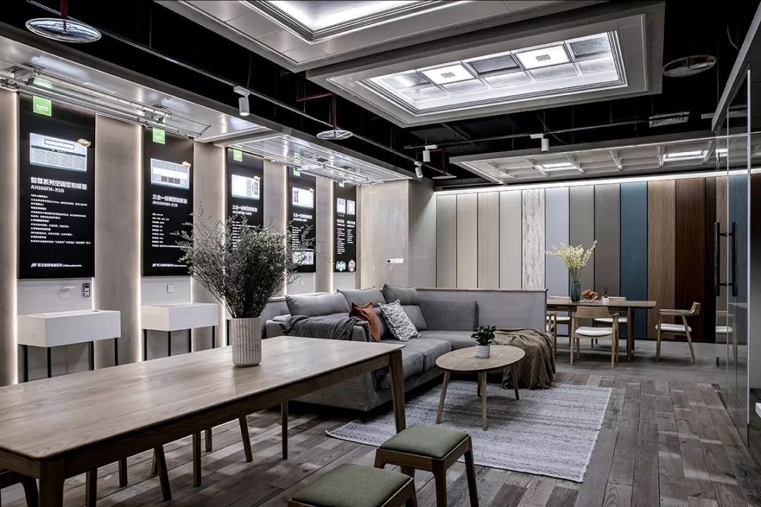 奥华定制家 | 四合院概念吊顶墙板展示空间-15