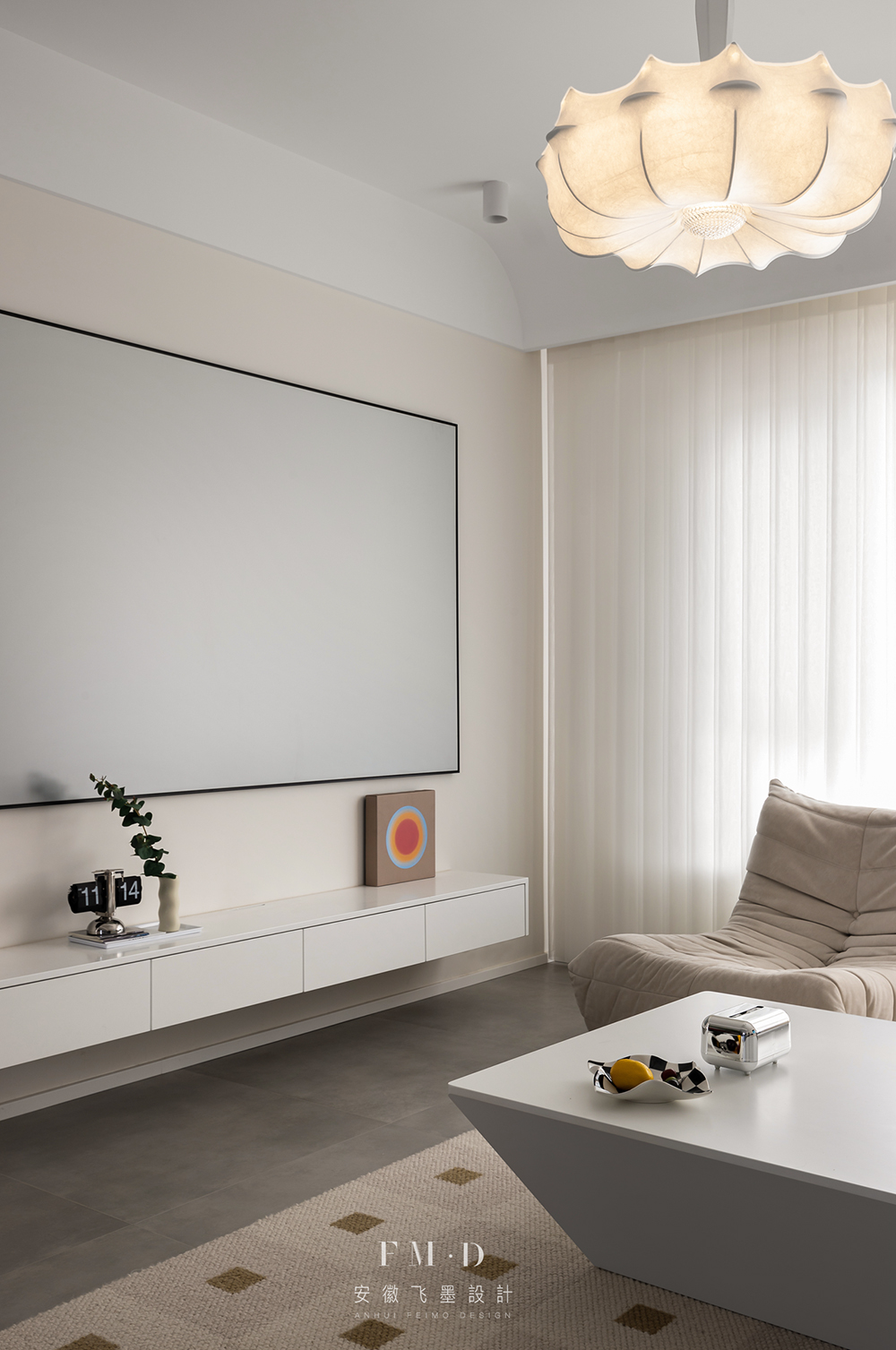 奶油风复式住宅丨中国滁州丨飞墨设计组-20