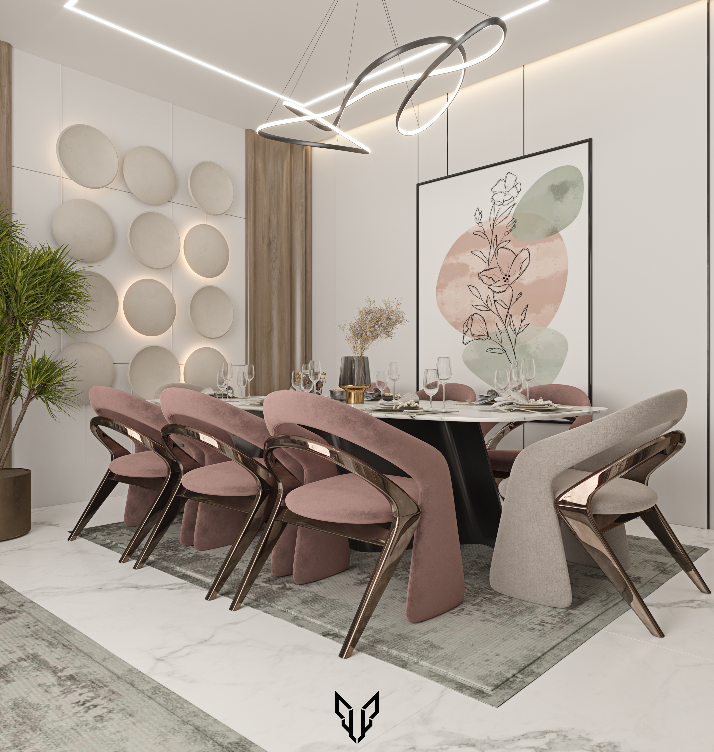 当代接待室设计丨埃及-13