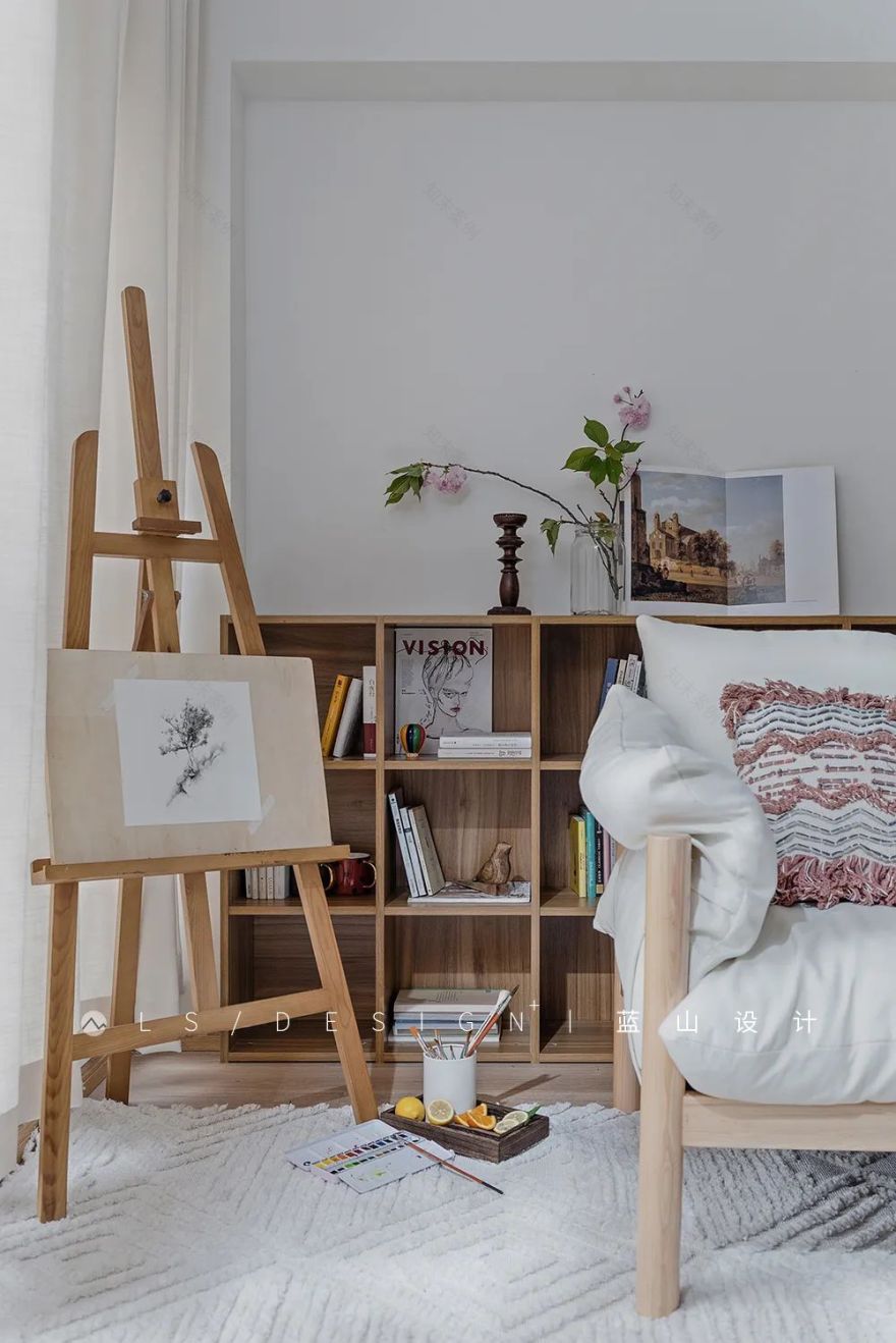 独居女性空间设计 | 80㎡温暖港湾「奶茶」-17