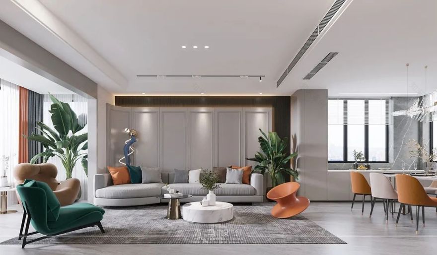 御河上院·268㎡现代上叠丨青马别墅空间设计-51