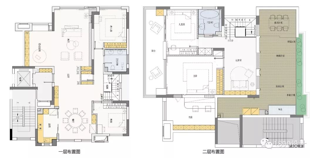 万科森林公园 242㎡通厅设计，折纸概念让空间更立体-6