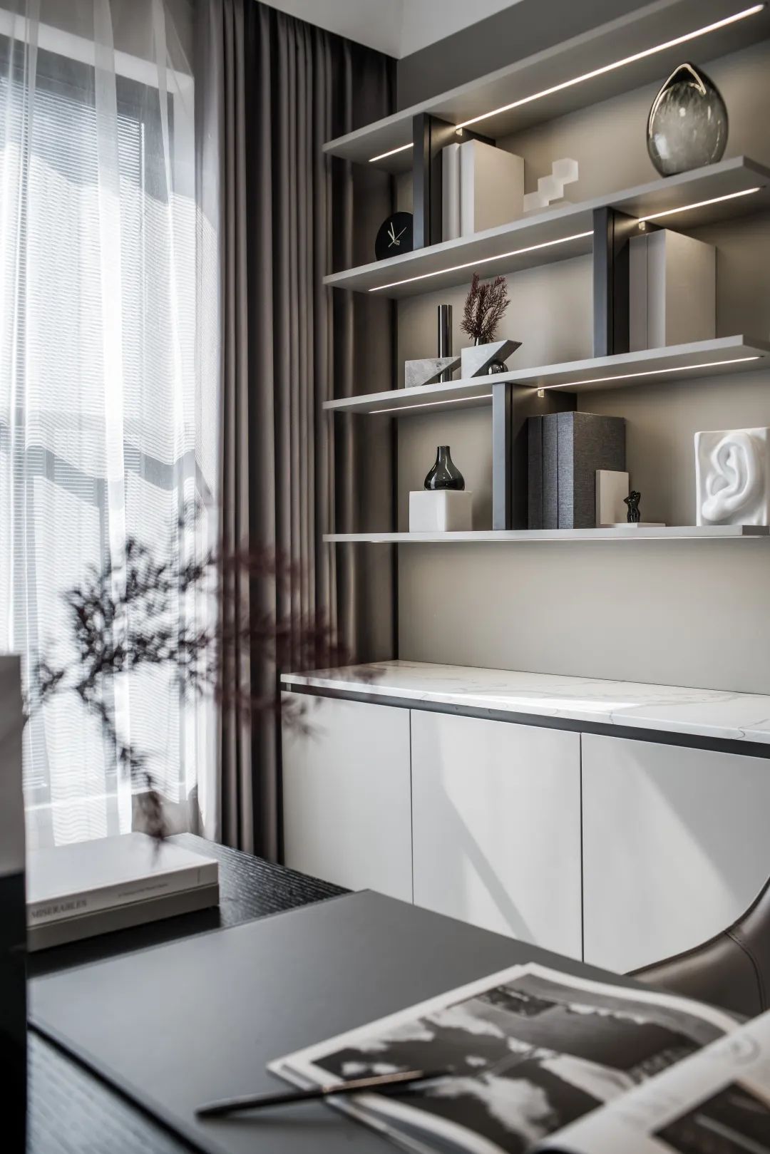 嘉华地产·印湘江样板间 | 现代简约美学之家-76