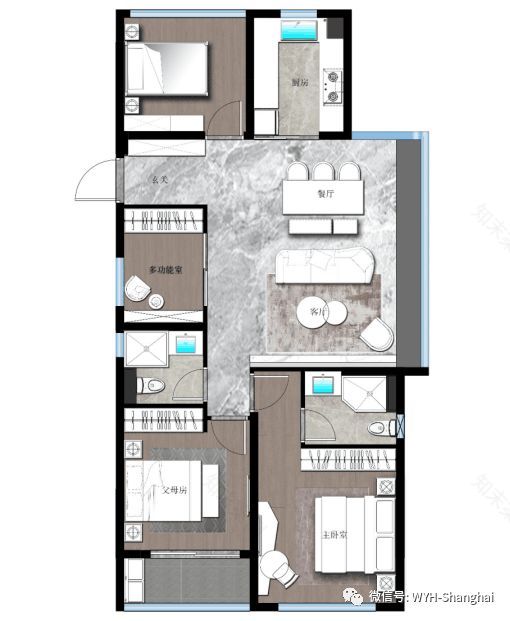 杭州承安•源翠府港式样板房,优雅奢华的艺术空间-31