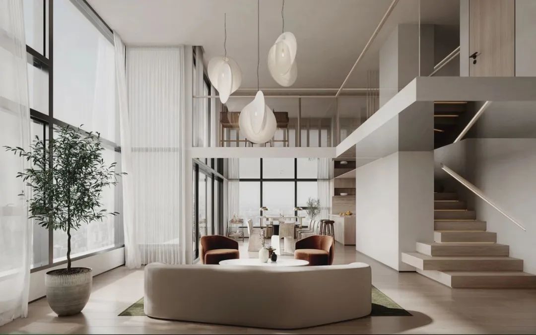 奶油风邂逅北欧雅致丨中国深圳丨戴勇设计-14