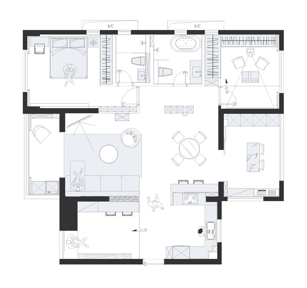 极简原木私宅设计丨中国合肥丨合肥壹研设计-77