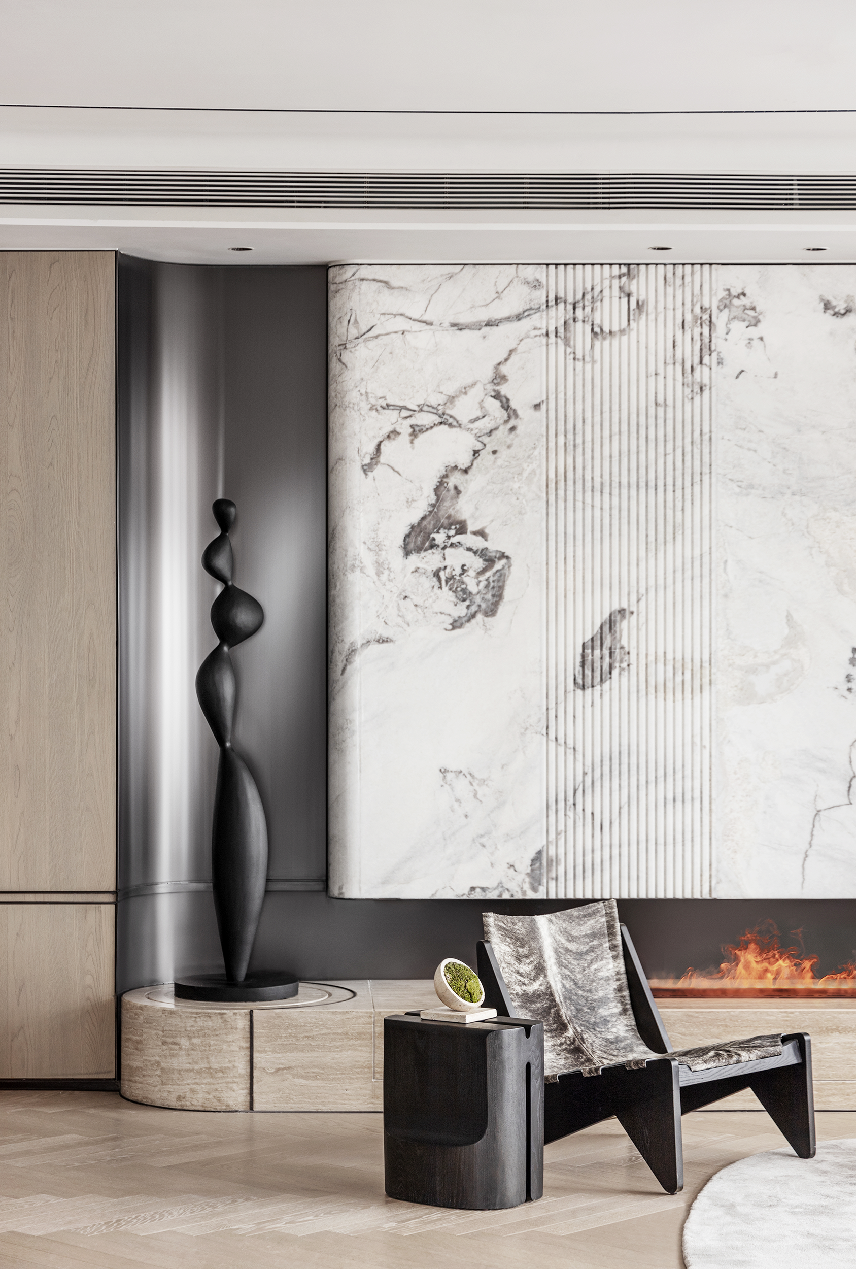 云端大平层 演绎低奢都会生活丨零次方设计-4